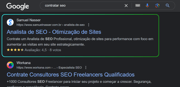 SEO - Otimização de Sites